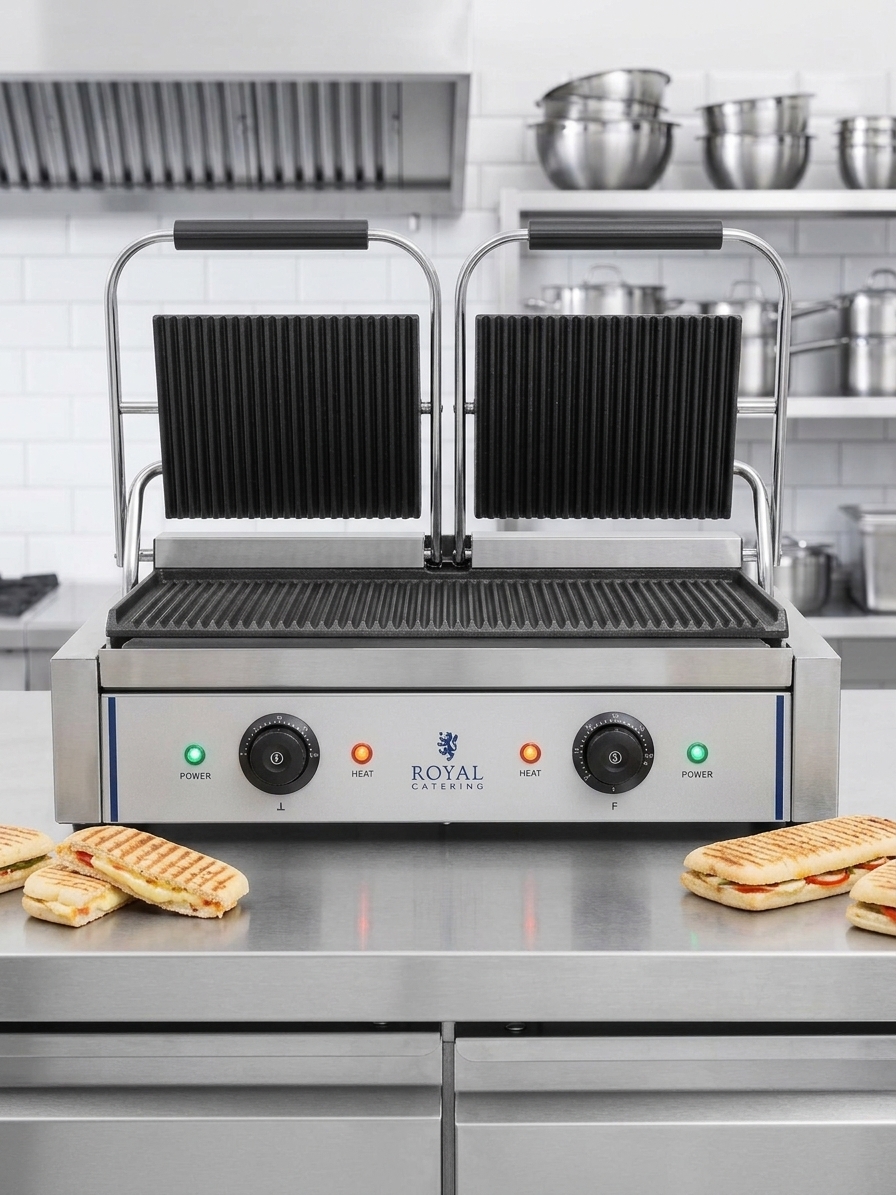 Dobbelt kontaktgrill til leie