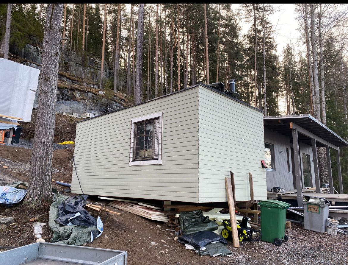 Työmaa toimisto ja taukotila