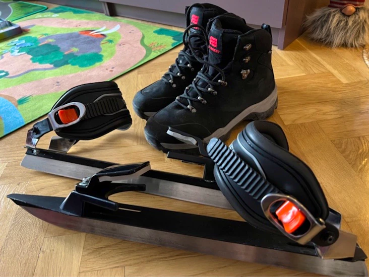 Långfärdsskridskor och kängor stl 39