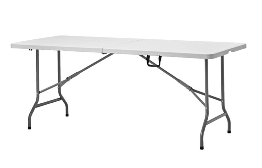 Hopfällbart bord 180x76 cm