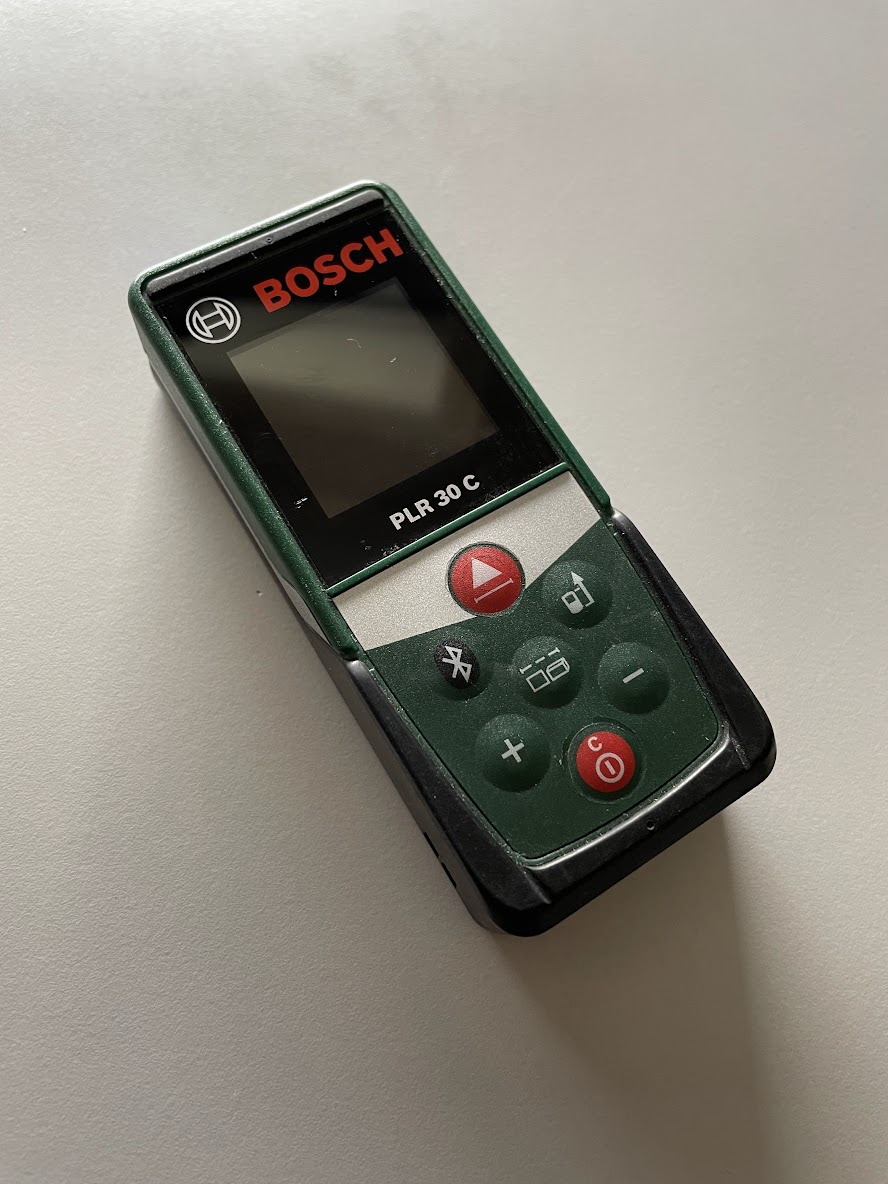 Bosch plr 30 c, digital avstandsmåler med app