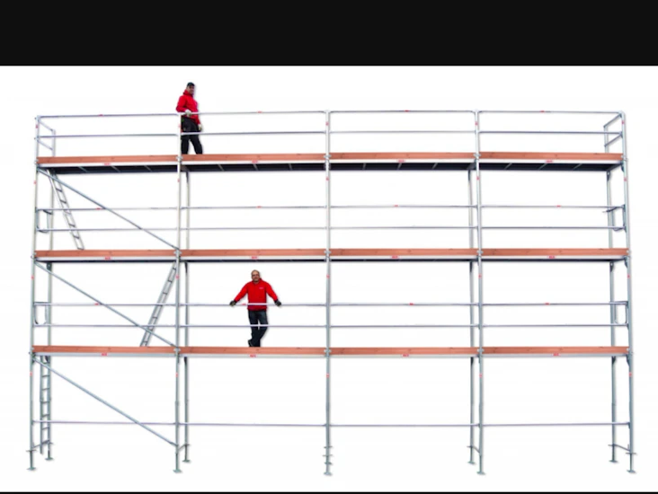 Byggställning på släp