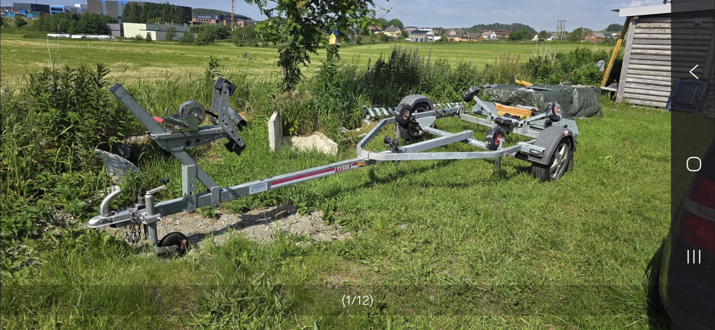 Båthenger til leie – opptil 750 kg