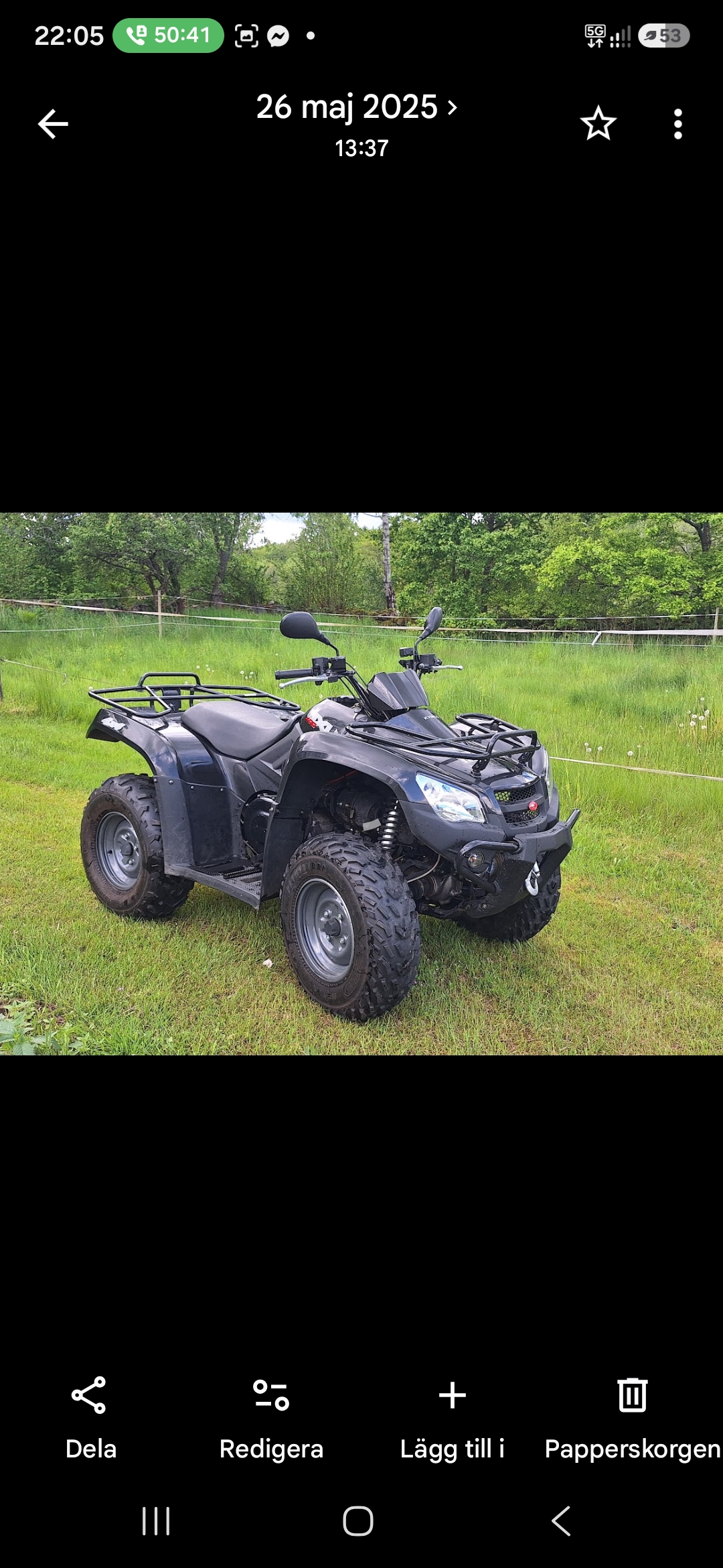 Atv / fyrhjuling