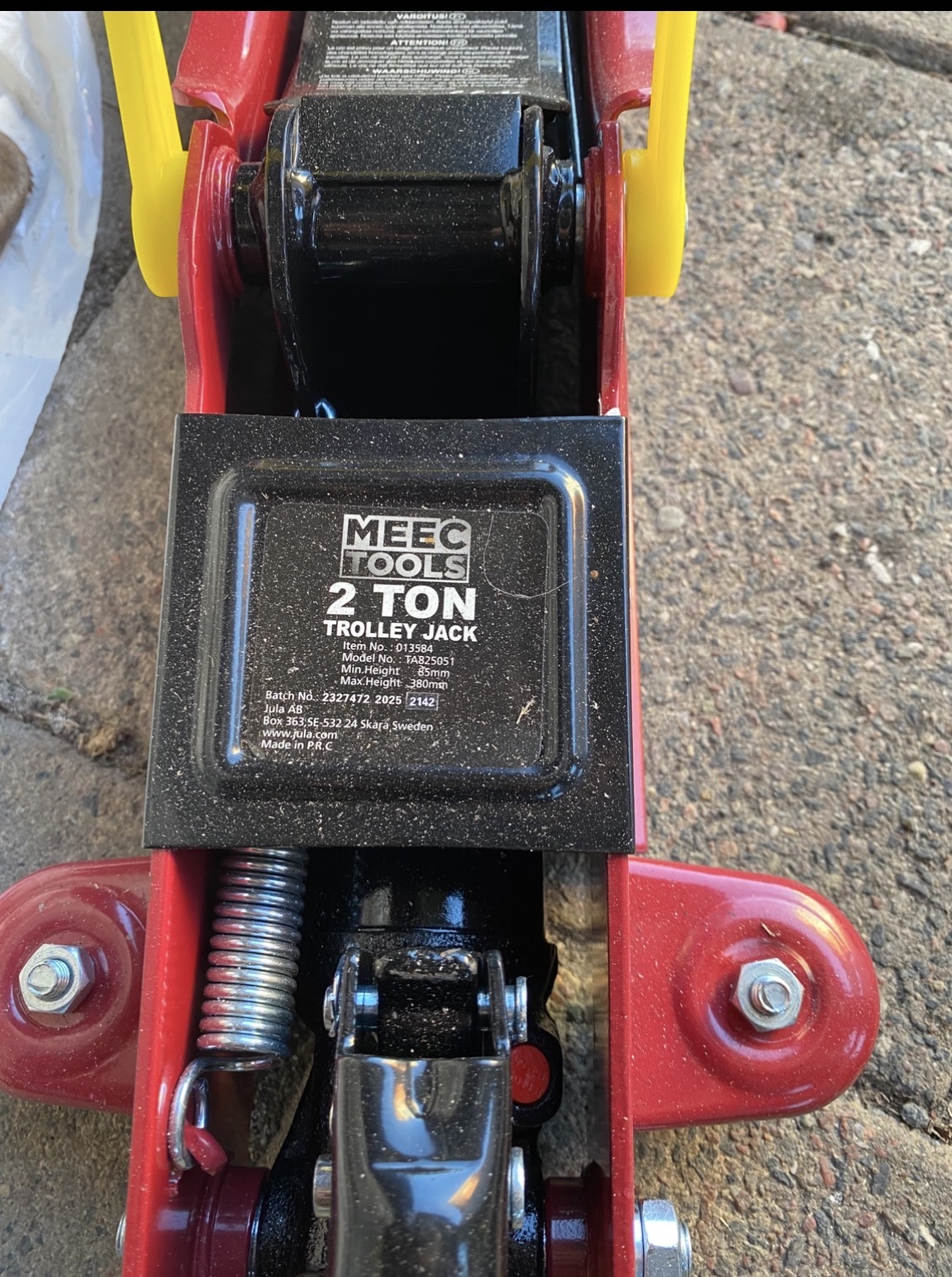 Domkraft m pallbockar