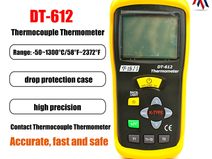 Profesjonelt digitalt elektronisk termometer for temperaturmåling