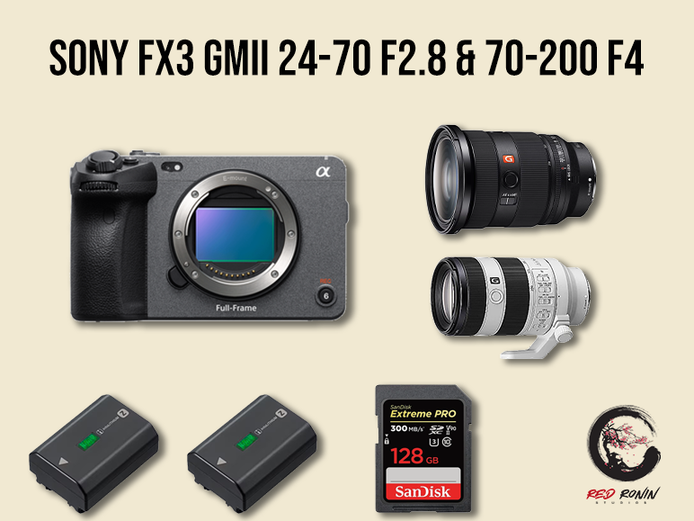 Sony fx3 gmii 24-70 f2.8 & 70-200 f4