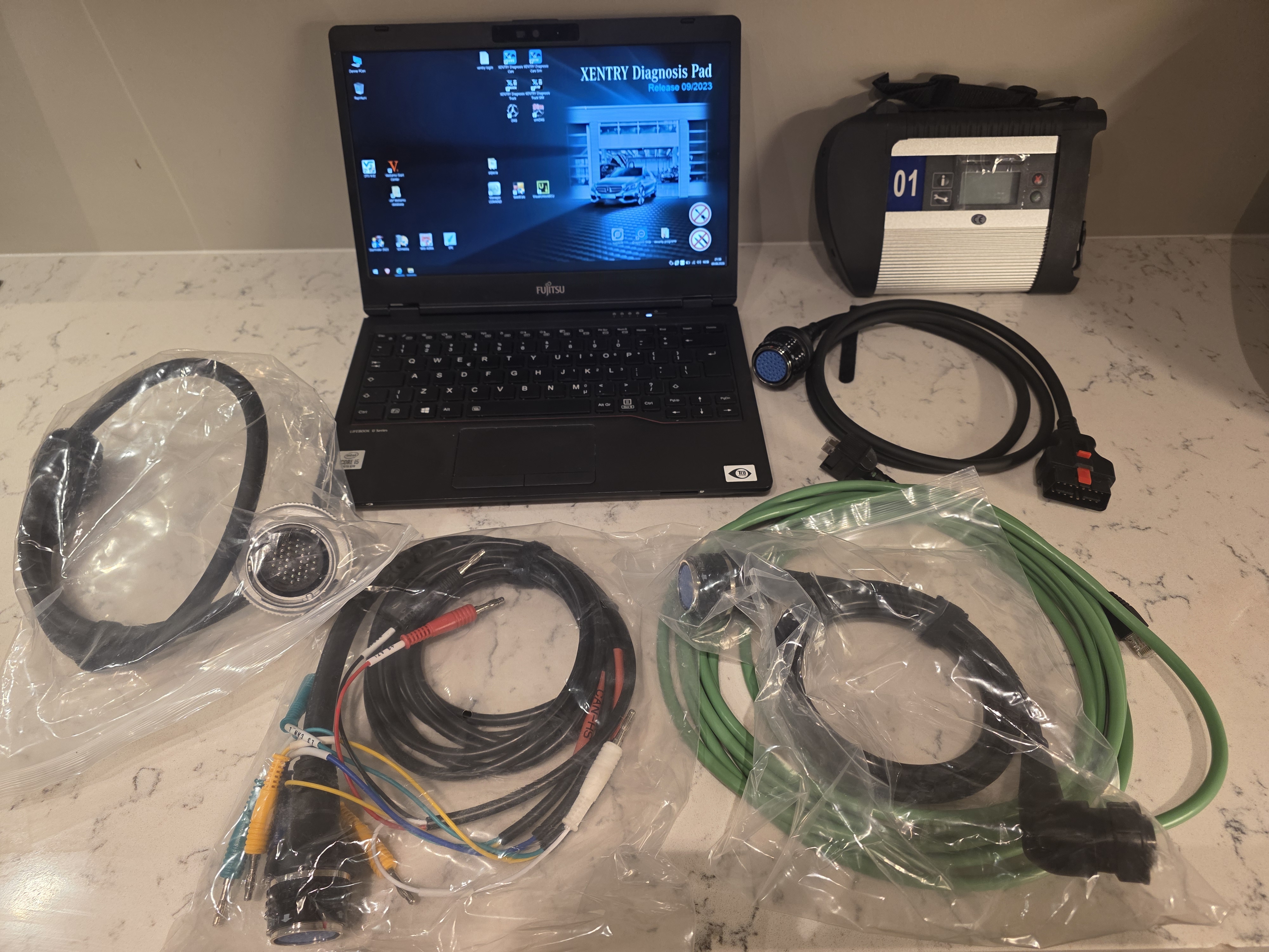 Xentry star diagnose mercedes 09/23 c4 - leies ut