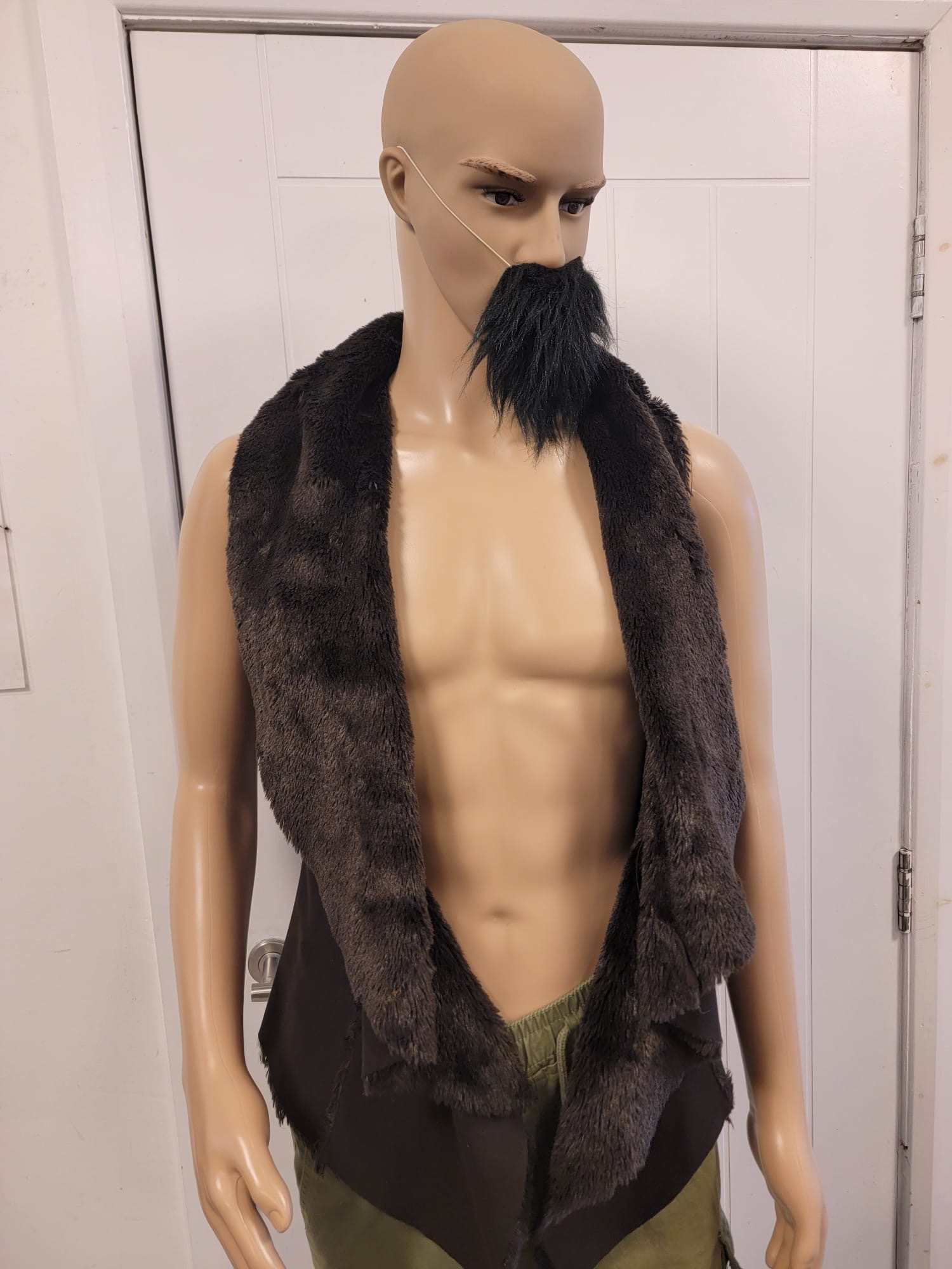 Furry waist coat