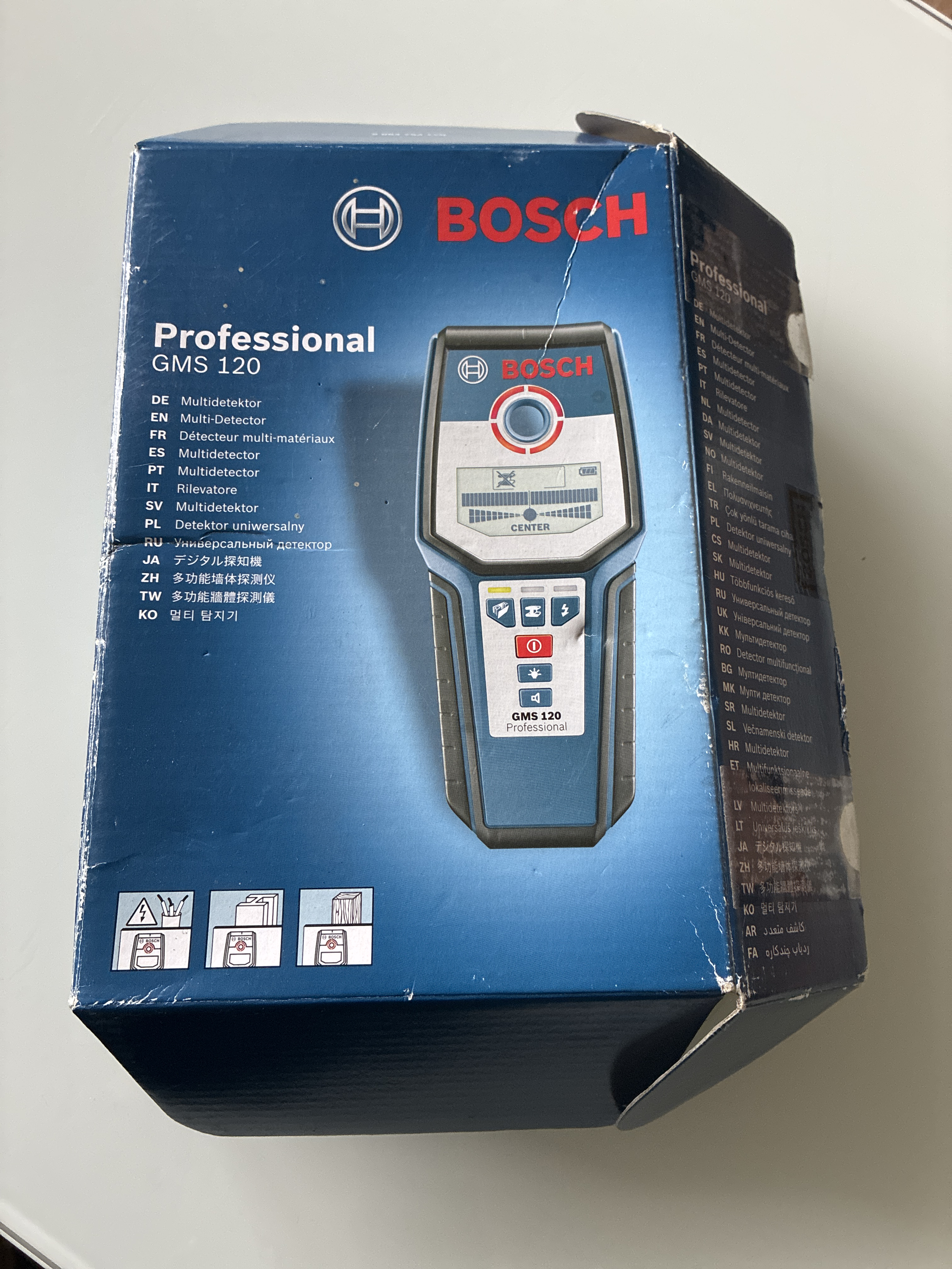 Bosch gms120 multidetektor / multi-detector