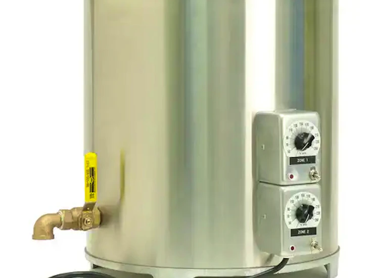 Stainless steel wax melter 65 lb.