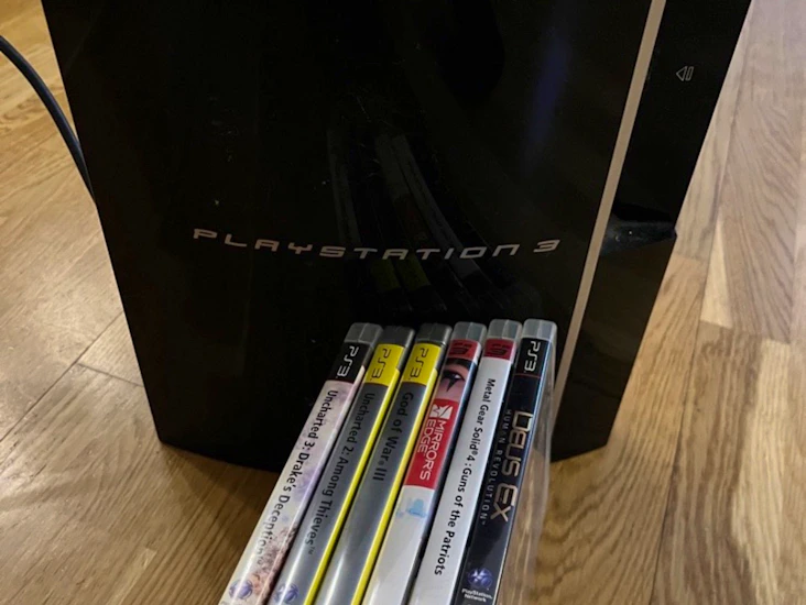 Playstation 3 med mange spill