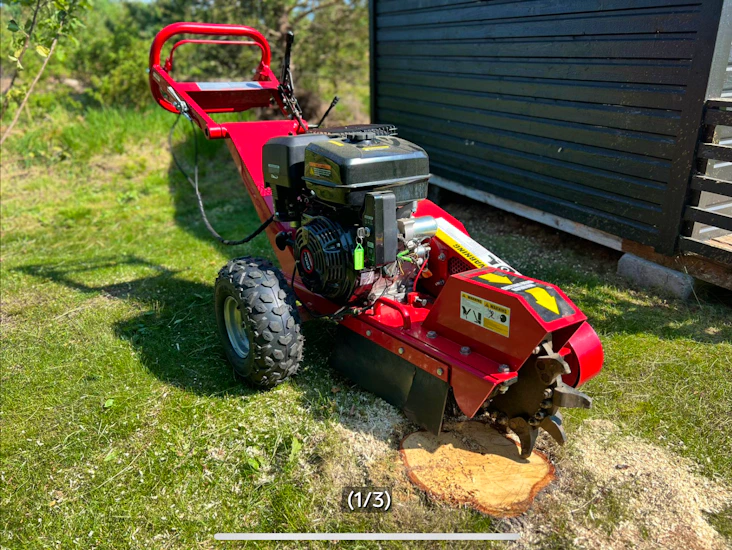 Kraftig 15hk stubbe freser leies ut!