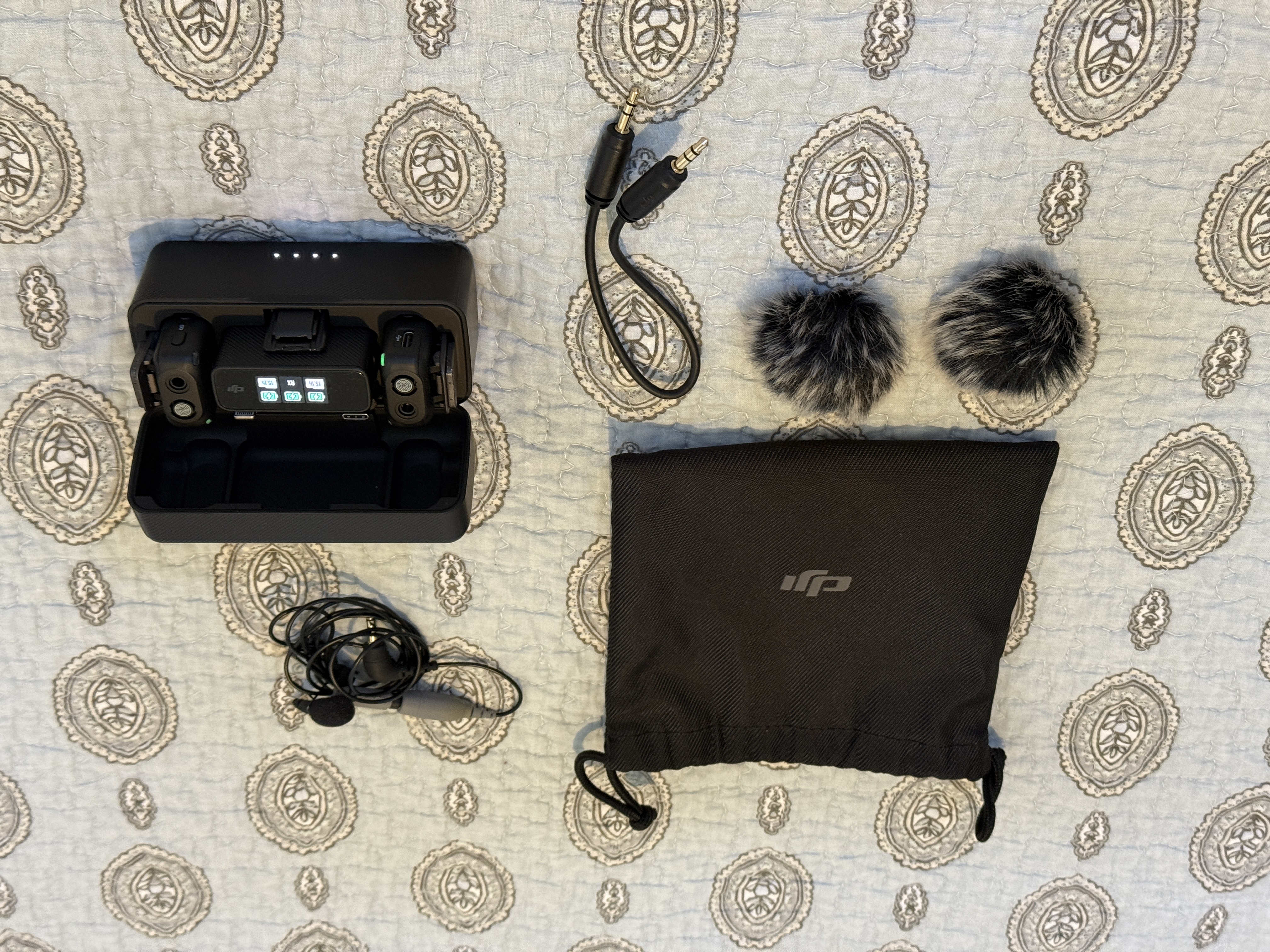 Dji mic wireless system + rode lav mic