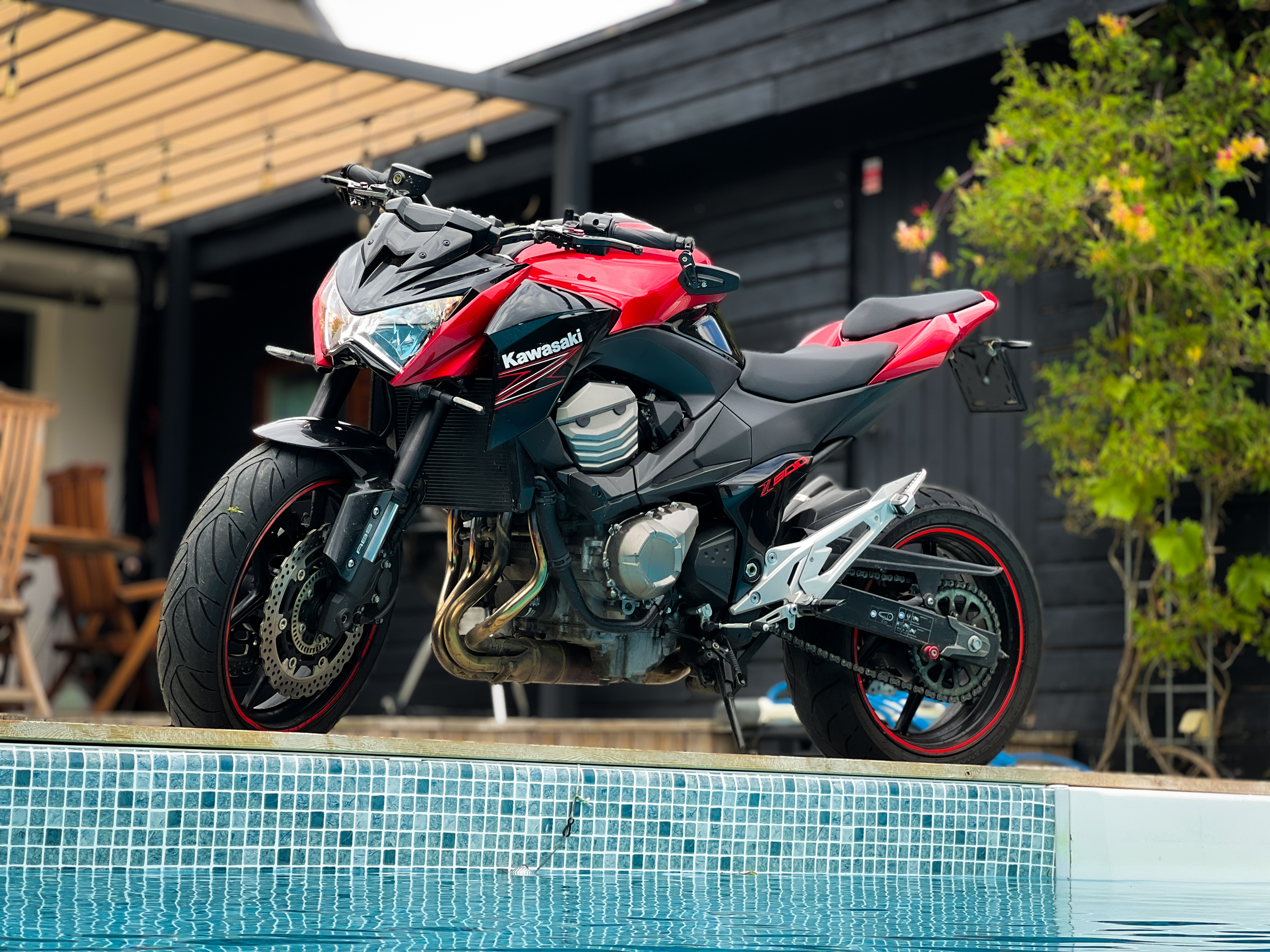 Kawasaki z800 (a2 uppkörning) 