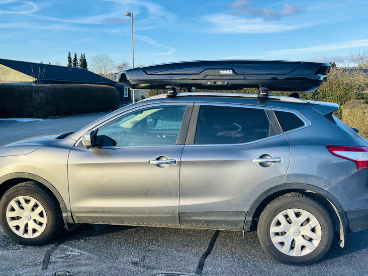 Stor thule tagboks inkl tagbøjler