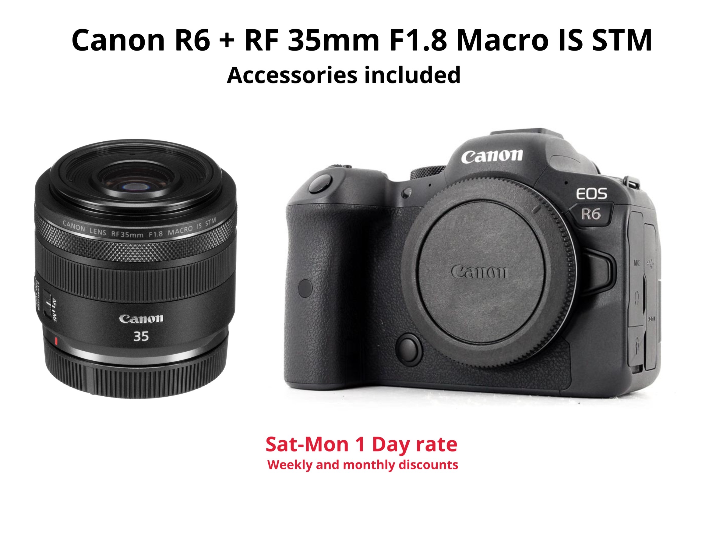 Canon r6 + rf 35mm f1.8 macro 