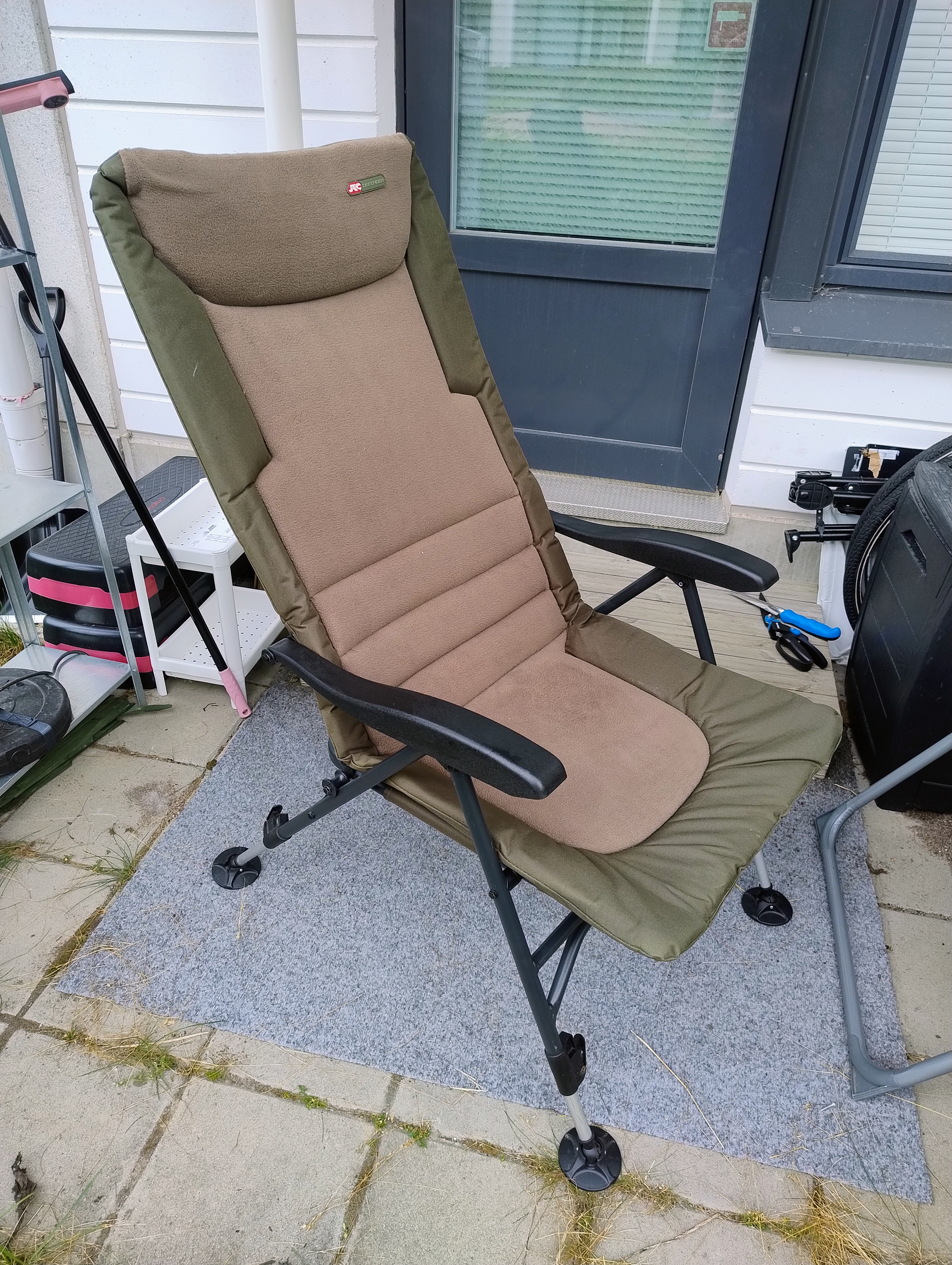 Retkituoli, jrc defender ii relaxa hi-recliner arm chair, 6,6 kg