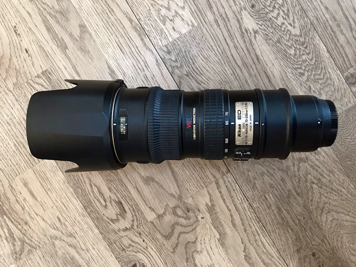 Nikon zoom 70-200 mm 2.8 g