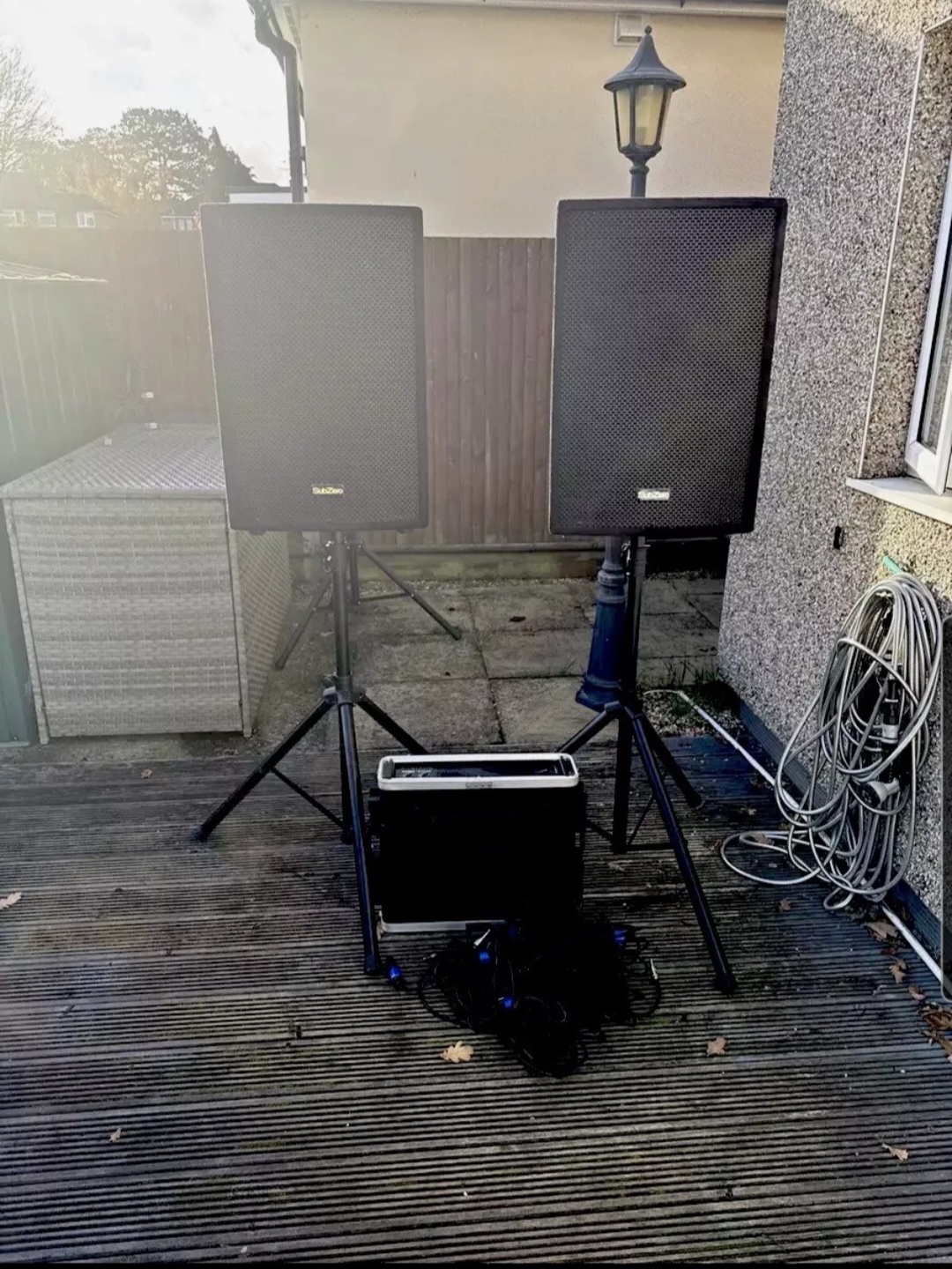 Pa speakers with amp - 1000w