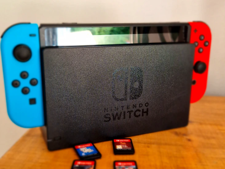 Nintendo switch med spel