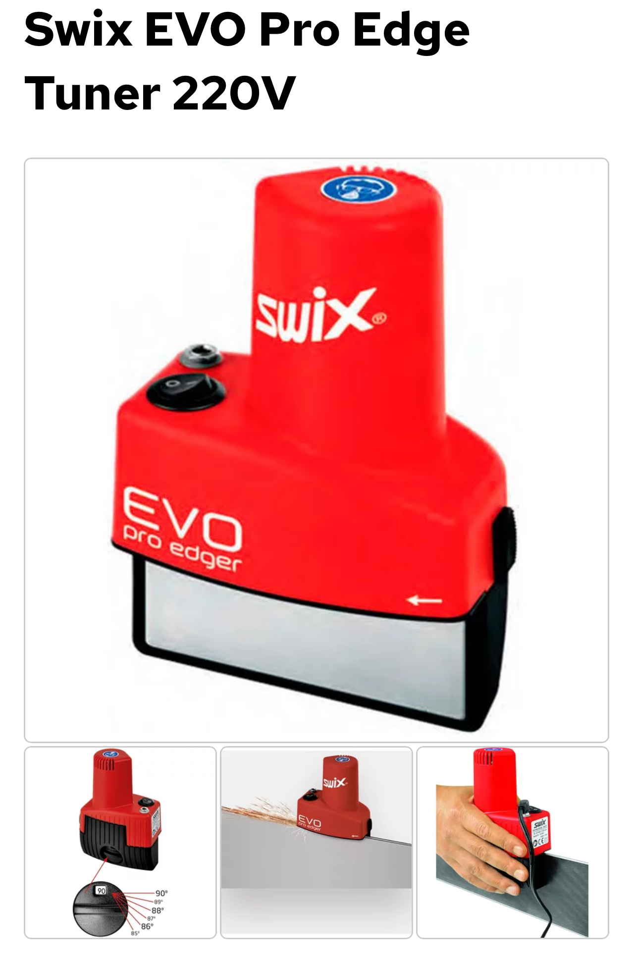Swix evo pro edge tuner