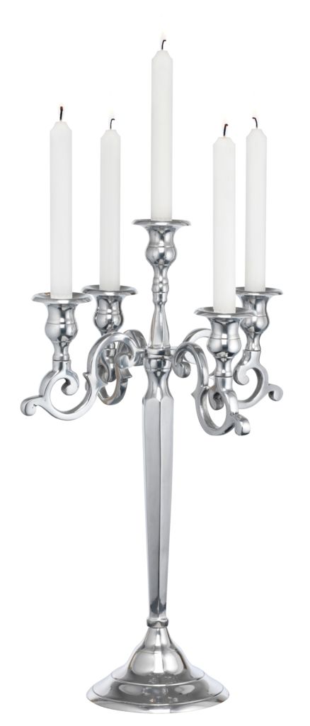 9 st kandelabrar 52 cm höga