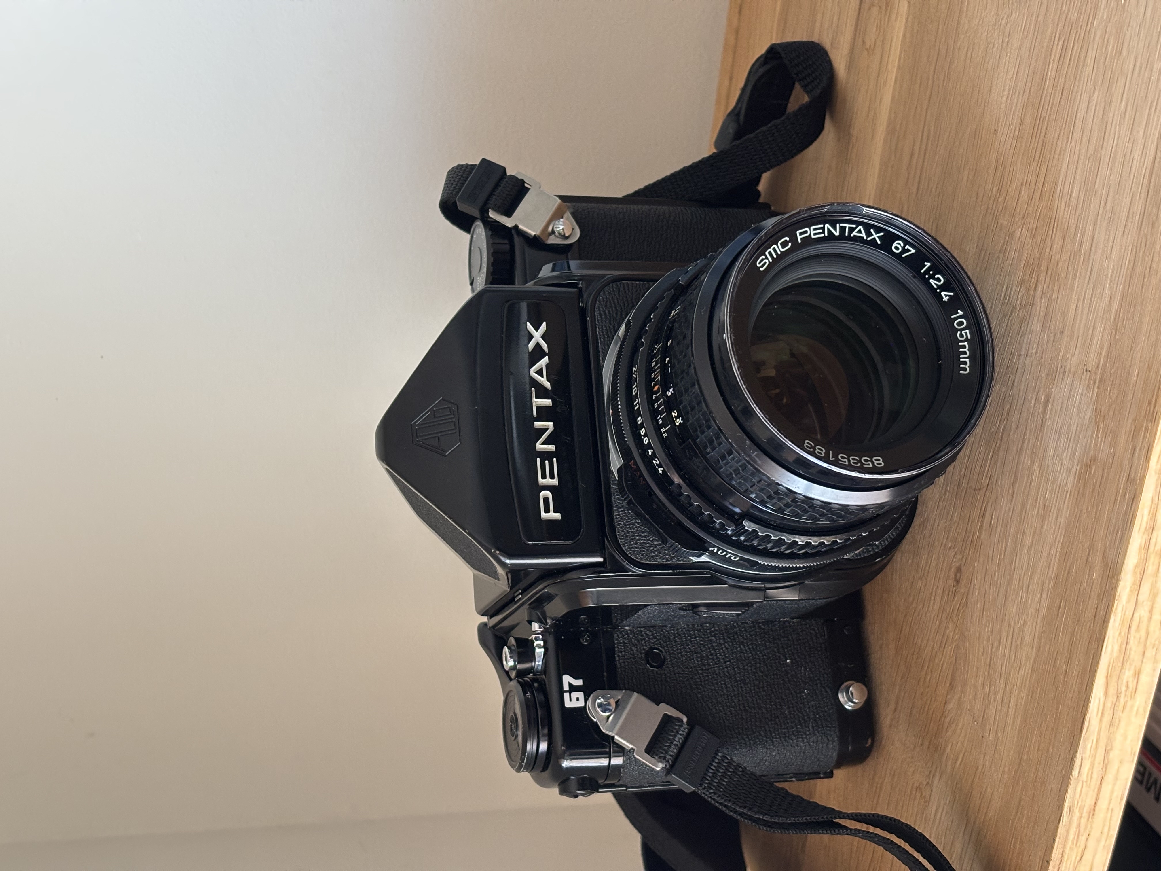 Pentax 67 film camera + 105mm f2.4