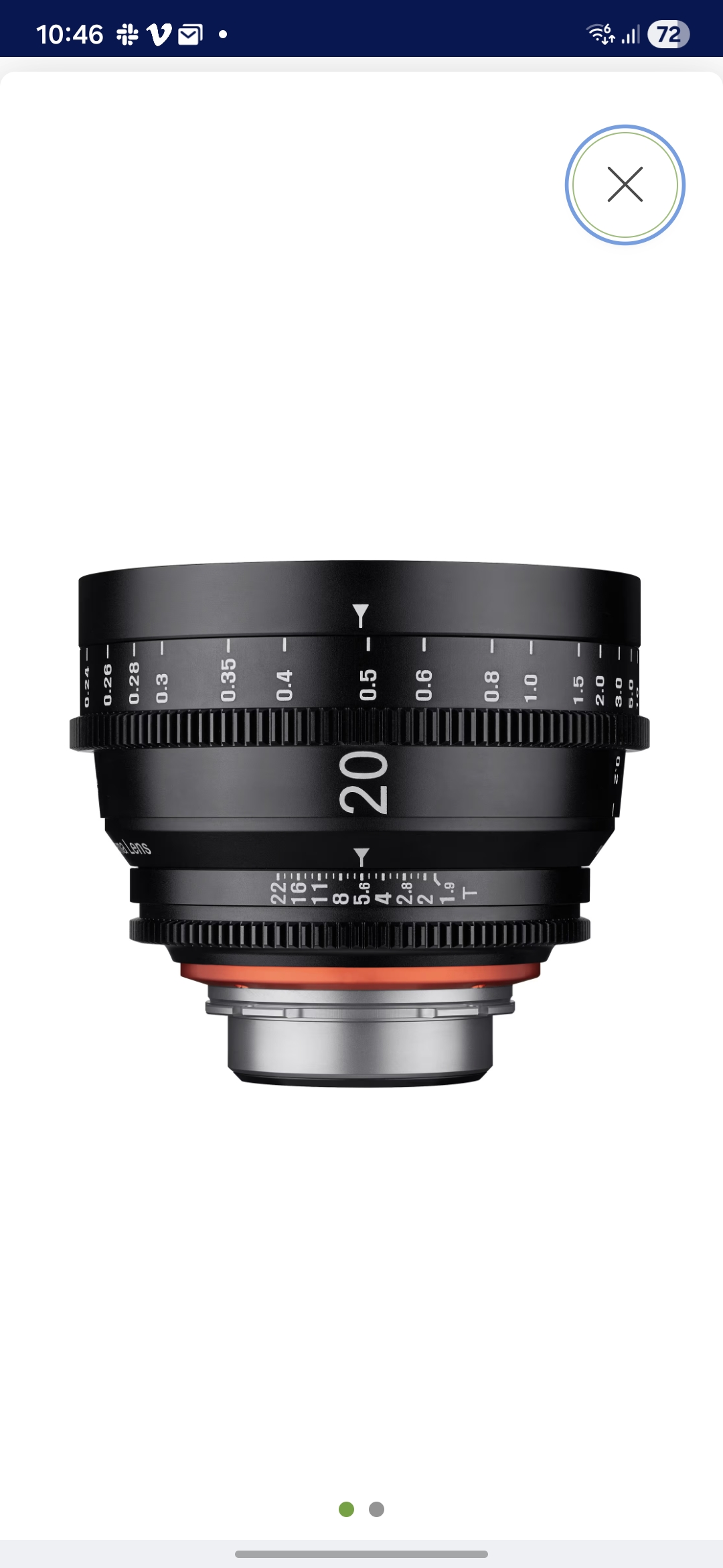 Samyang og rokinon cine linser