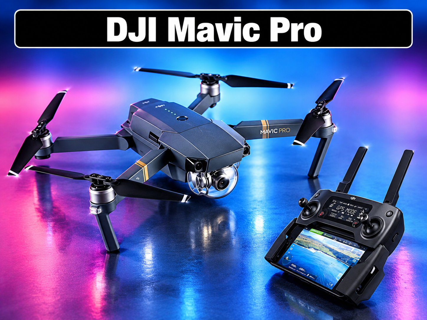 Dji mavic pro | quadcopter drone with camera | aerial photography & videography 