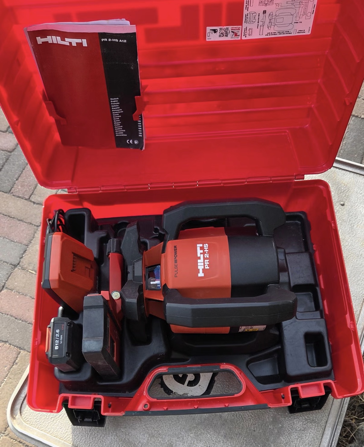 Hilti pr-hs rotasjonslaser