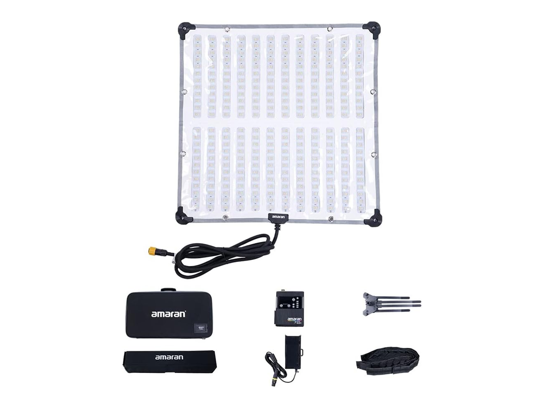 Aputure amaran f22x bi-color video light 200w bi-color flexible led light 2500k-7500k studio lamp
