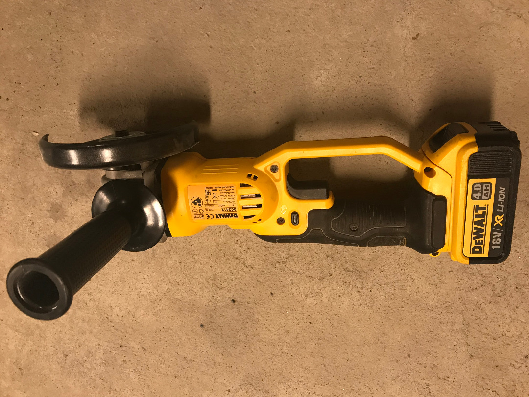 Vinkelsliper, dewalt dcg412 18v xr