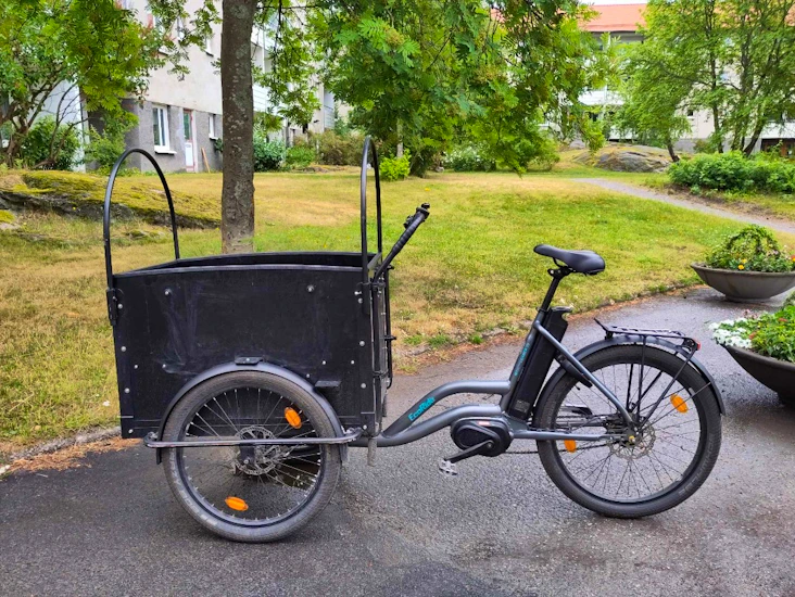 Lådcykel/lastcykel ecoride 'loader' med el