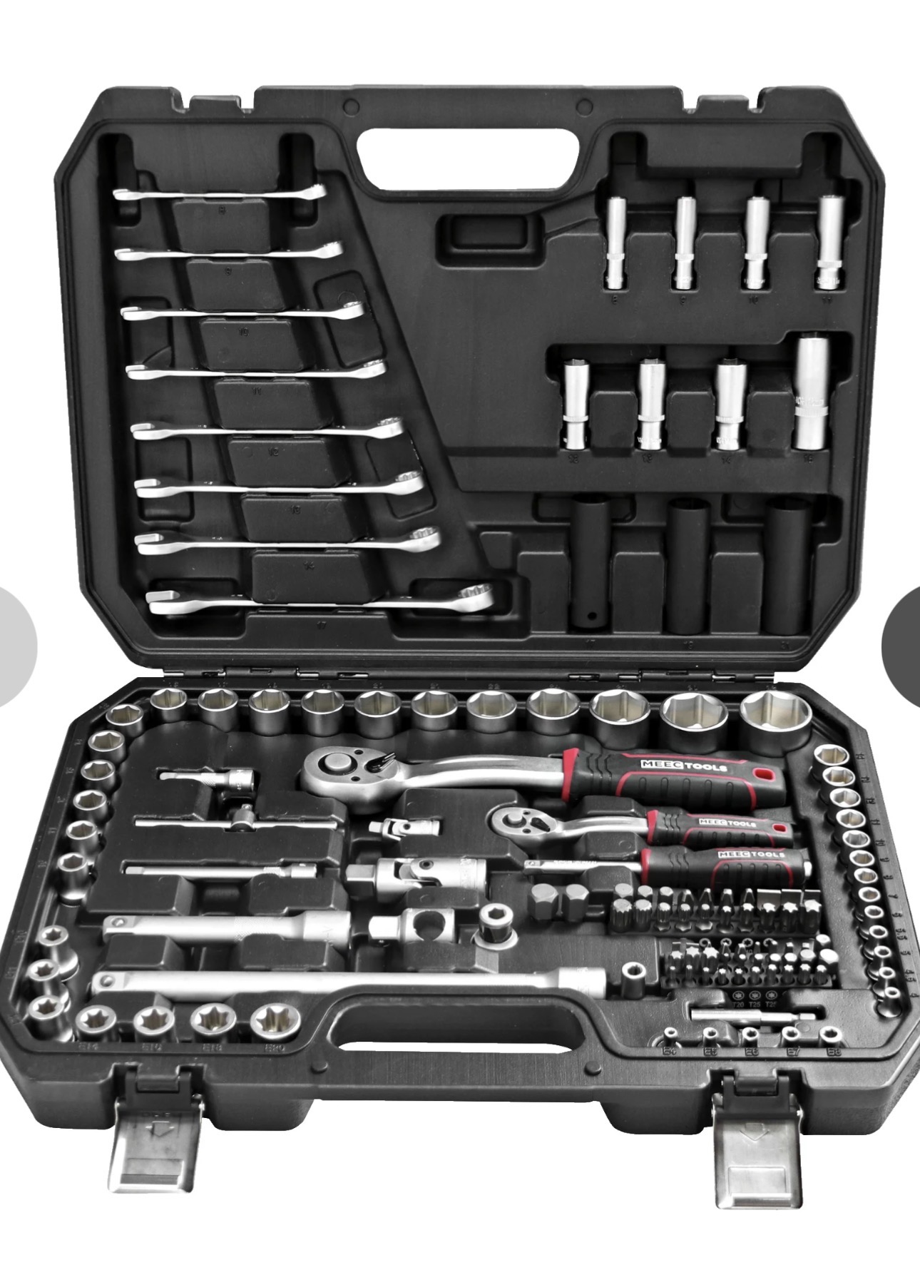 Hylsnyckelsats 127 delar 1/4"-1/2"