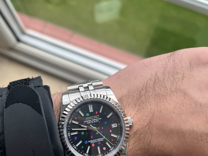 Luxury watch seiko datejust