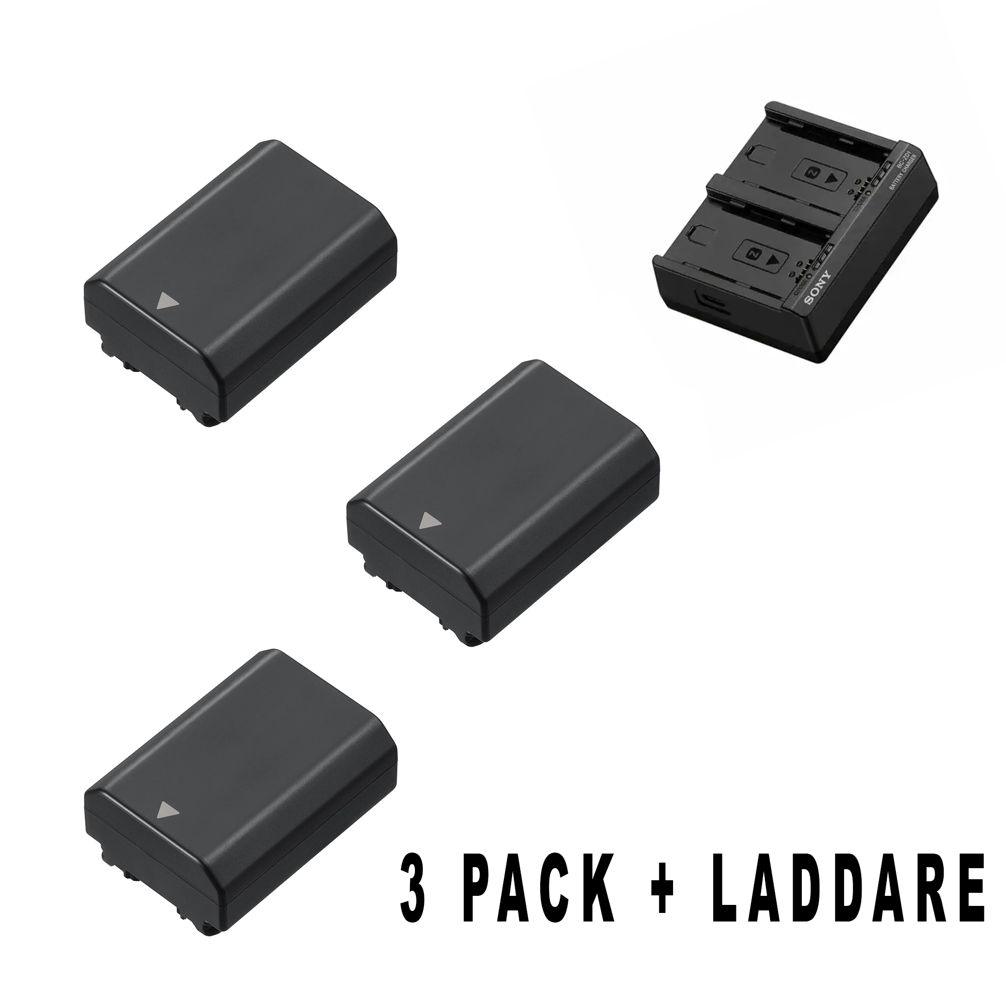 Np-fz100 batteripaket + laddare