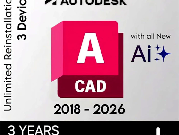 Autodesk autocad 3 years subscription