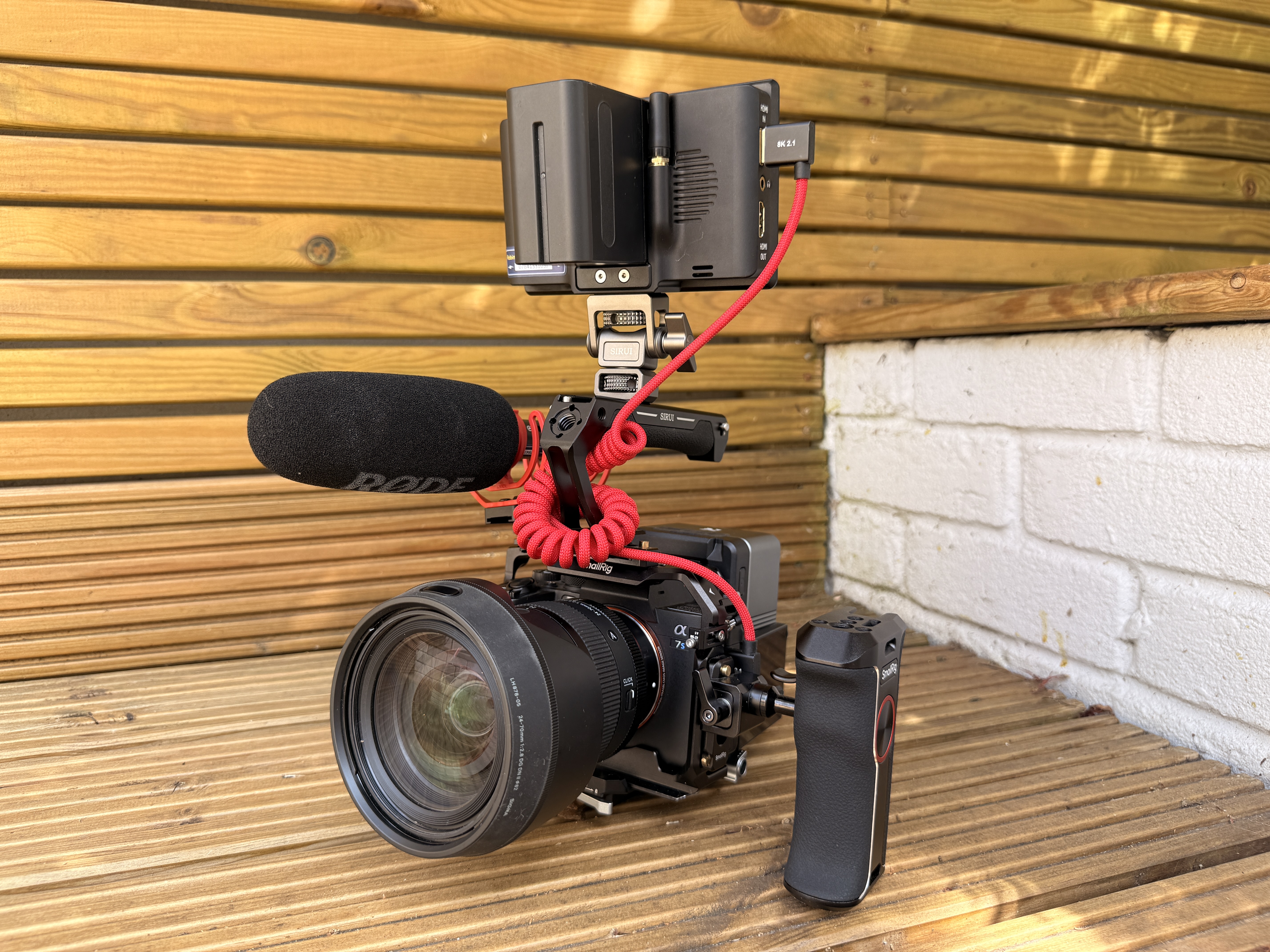 Sony a7s iii full cage kit | v-lock power | portkeys monitor | interchangeable
