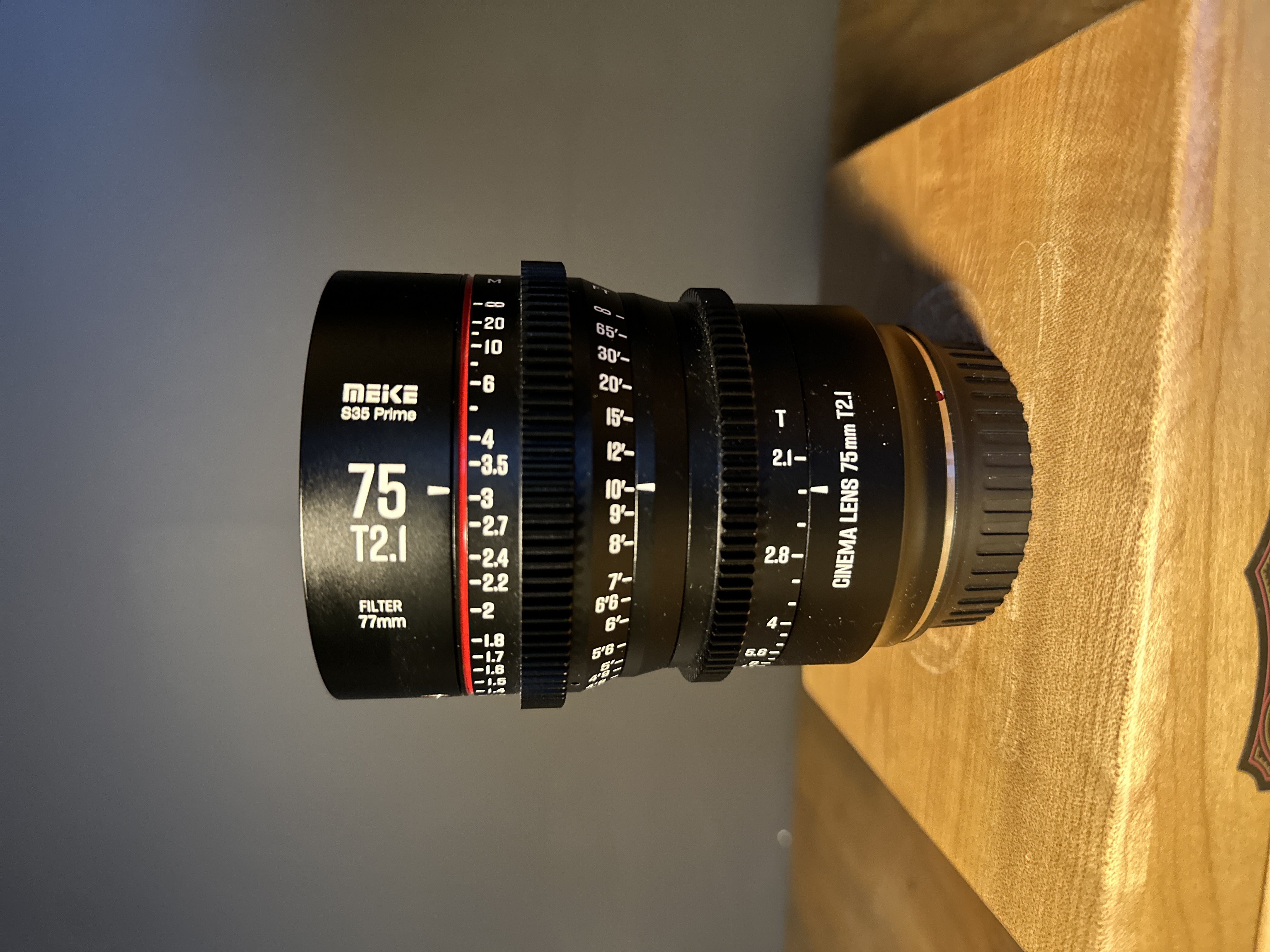 Meike 75mm t2.1 prime s35 - ef