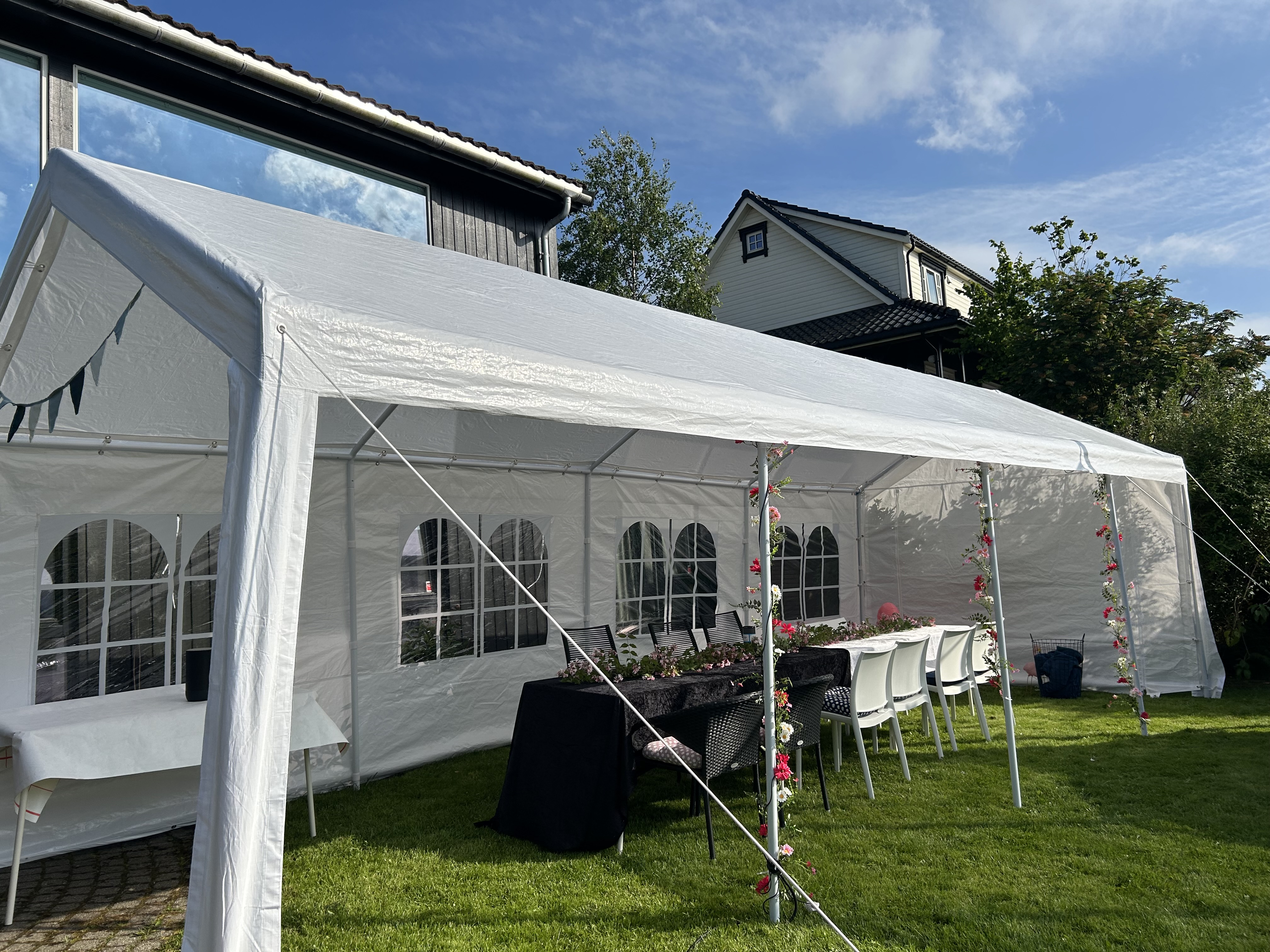 Partytelt 8x3 meter