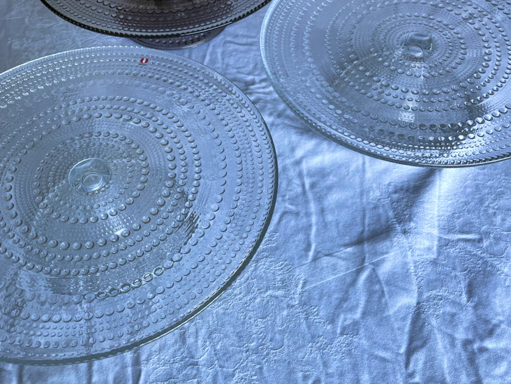 Kastehelmi kakkulautanen