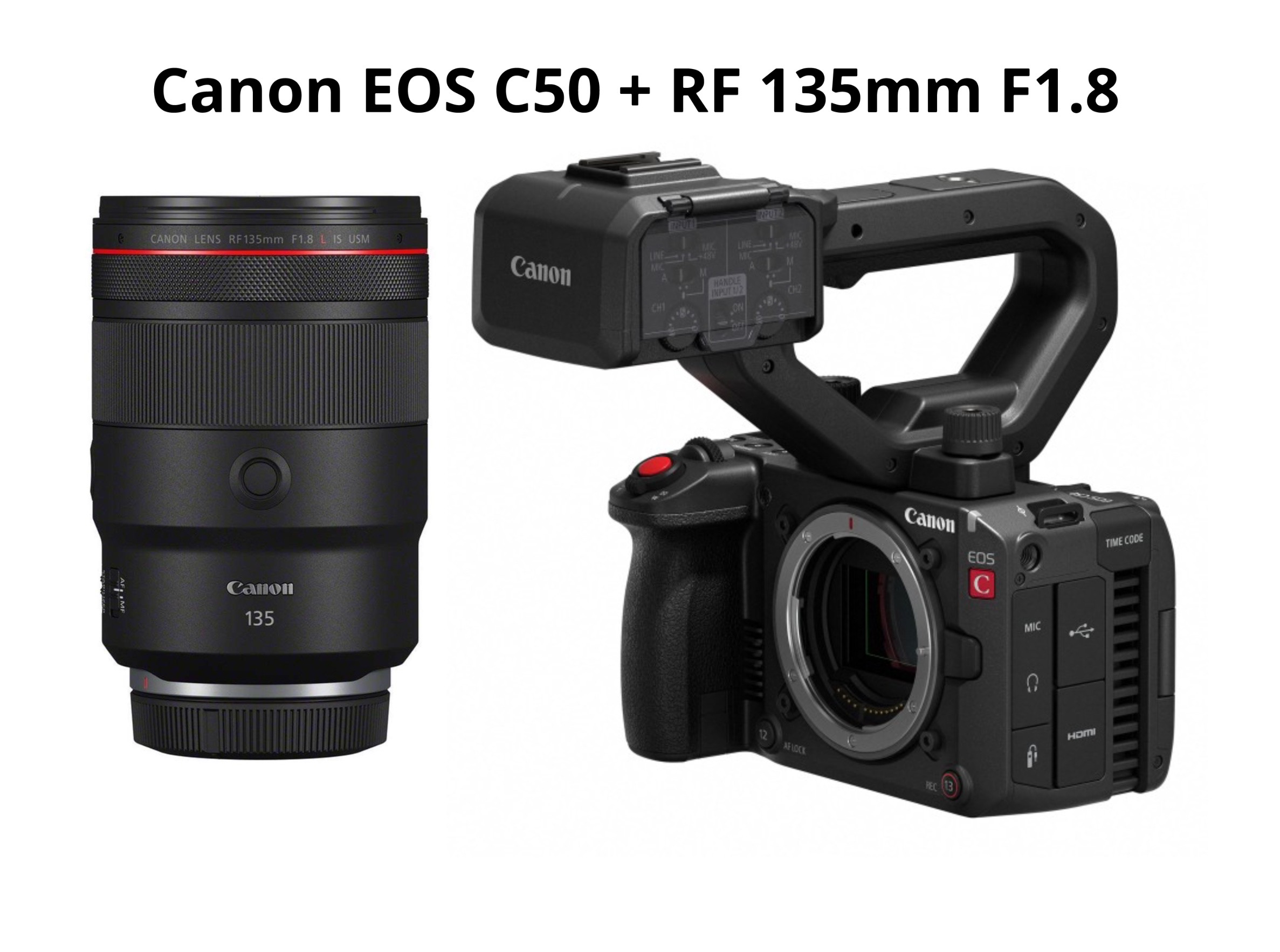 Canon c50 + rf 135mm f1.8