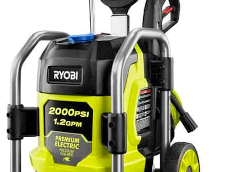 High-powered pressure washer
