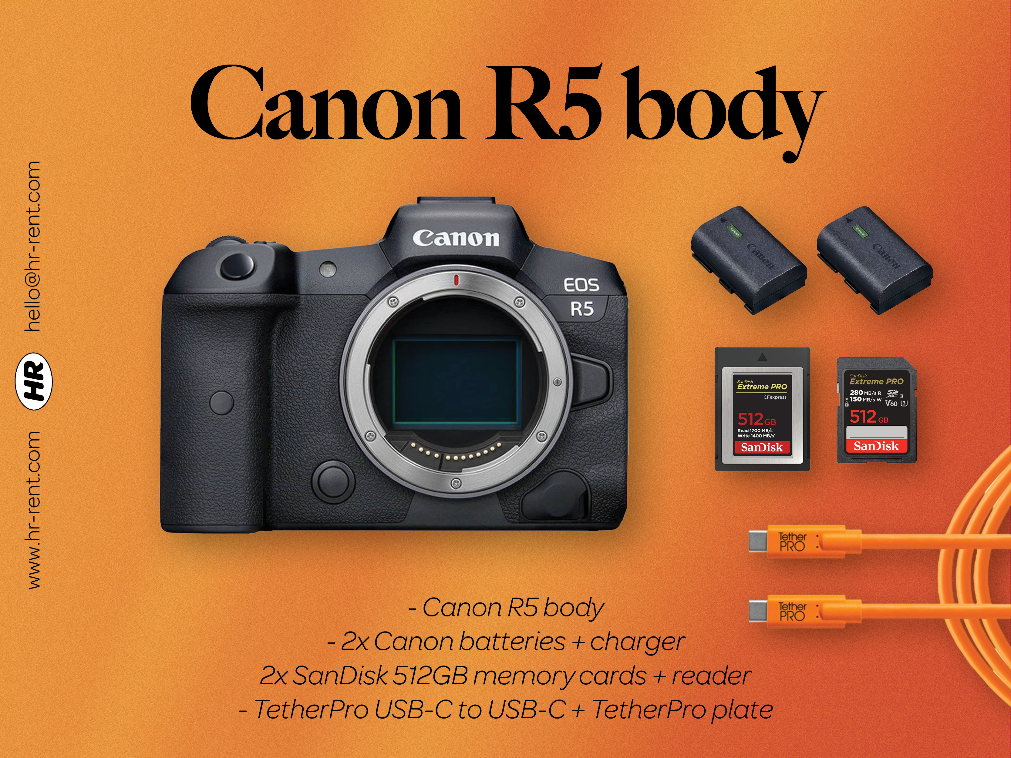 Canon r5 body