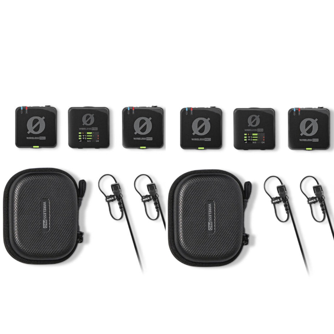 Double rode wireless pro lav kit (4 people)