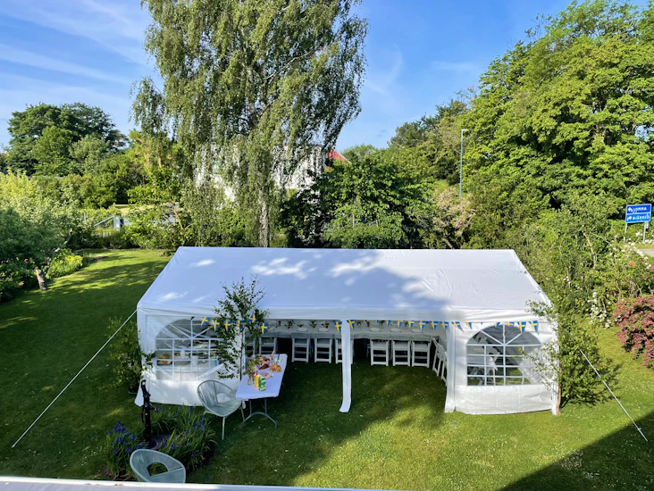 Partytält 40 kvm