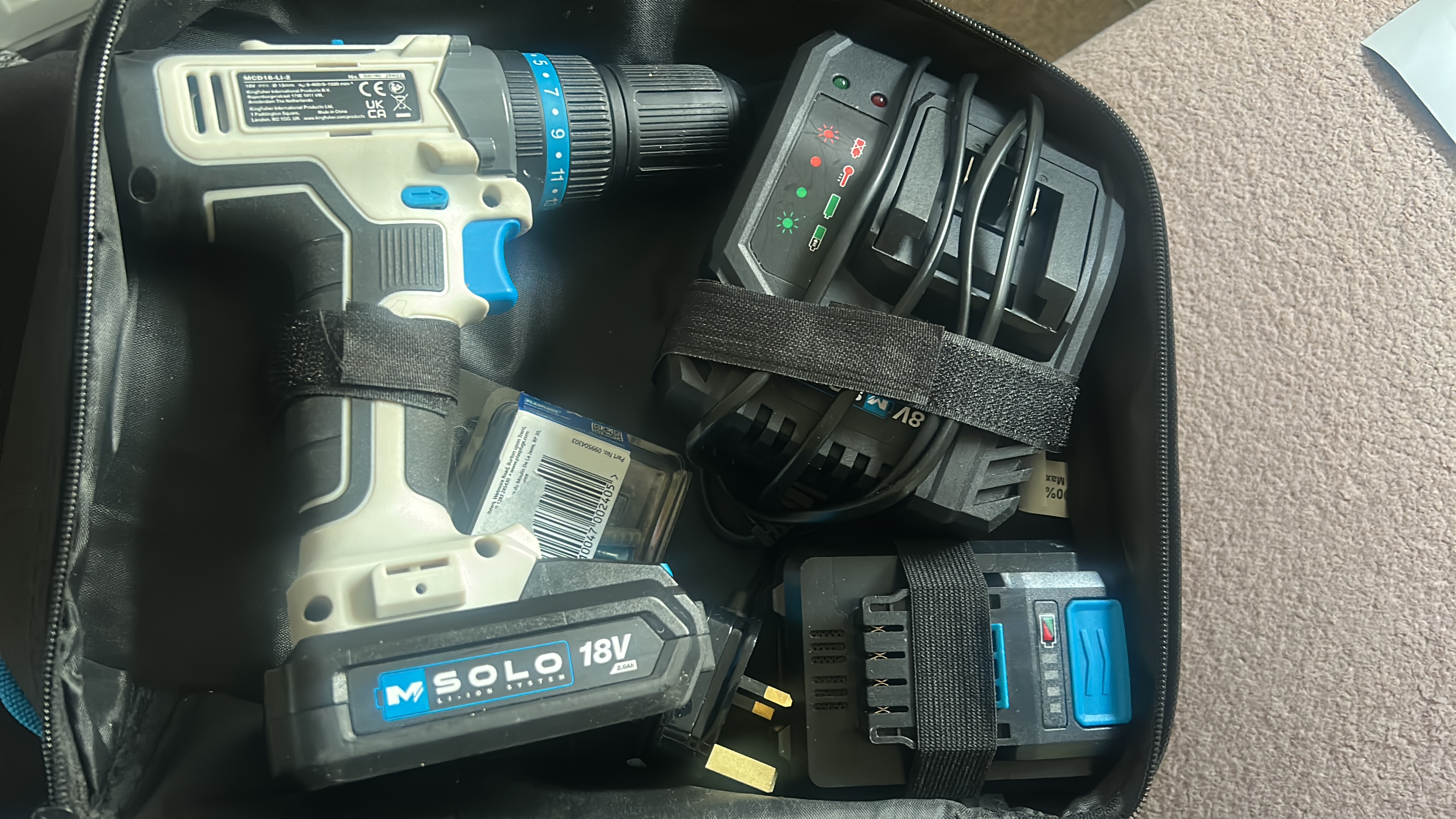 Macallister solo 18v cordless drill 