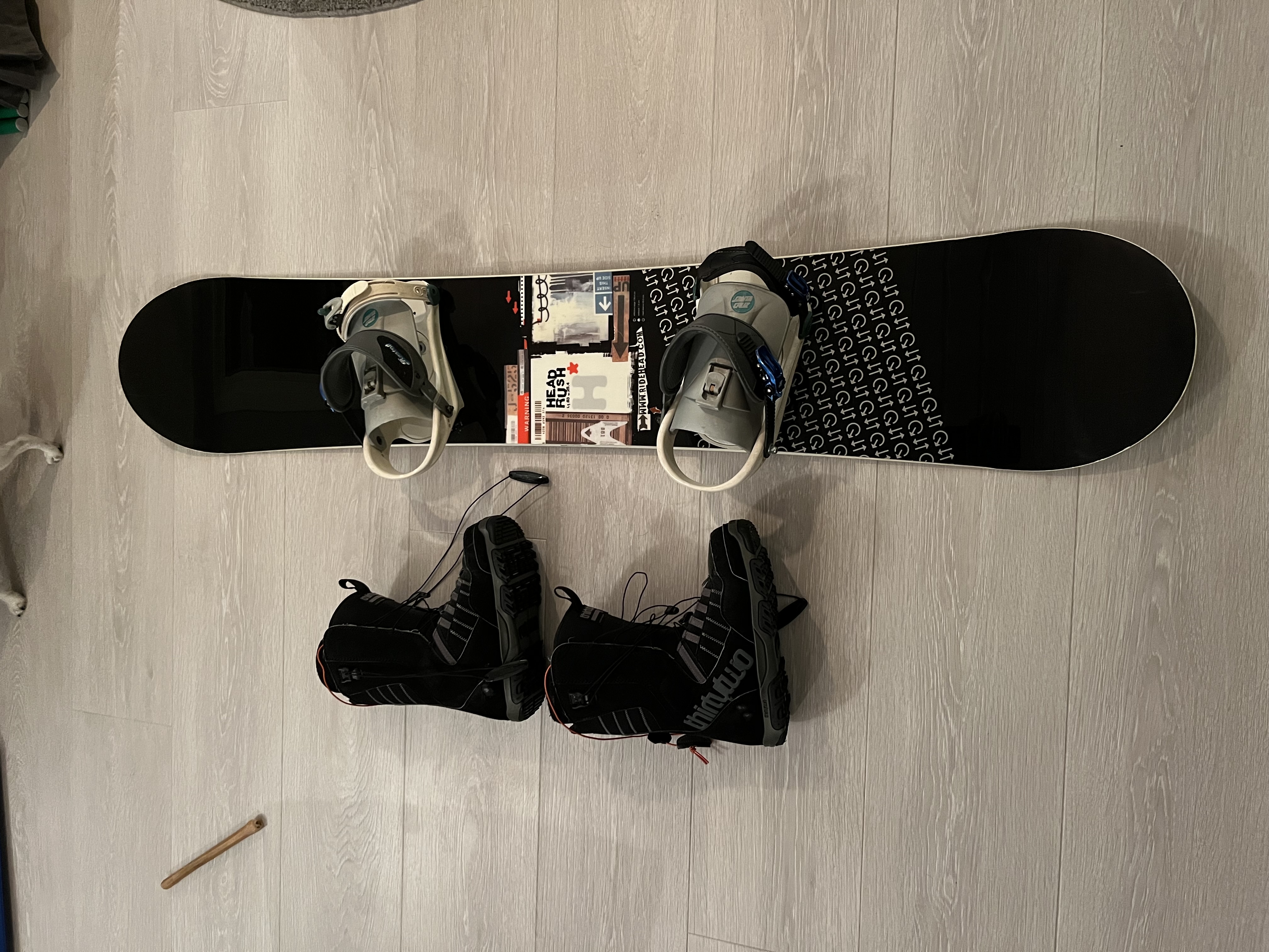 Snowboard og boots 