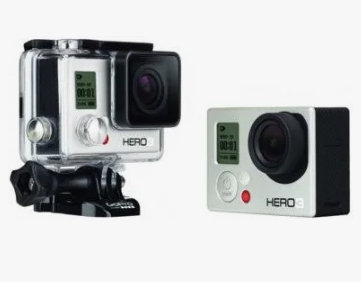 Gopro + vanntett & støtsikkert etui – perfekt til ski & dykking/snorkling!